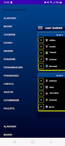 Android application Simulador de Estaduais 2024 screenshort