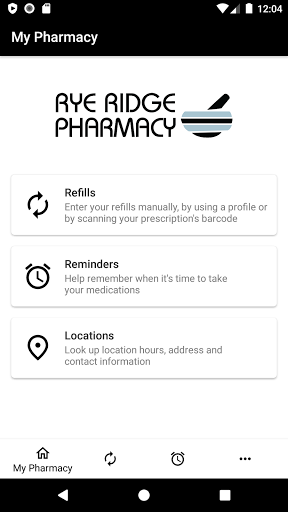 Android application Rye Ridge Pharmacy screenshort