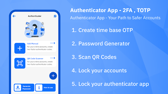 Authenticator App - 2FA , TOTP