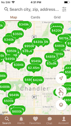 Android application Buy Felicia Real Estate screenshort