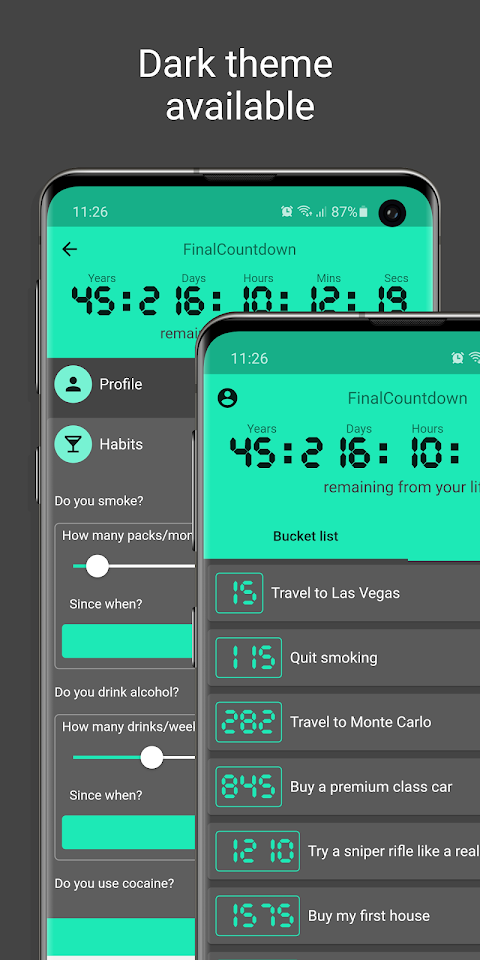 FinalCountdown Bucket List Appのおすすめ画像4