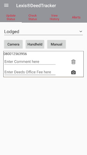 Lexis DeedTracker Screen 2