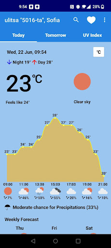 Android application iDimi Weather screenshort