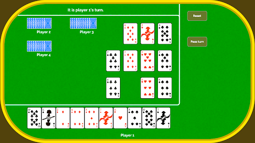 Sevens 7 Dominos Card Fan Tan