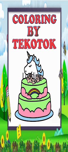 Android application Birthday Cake Coloring screenshort