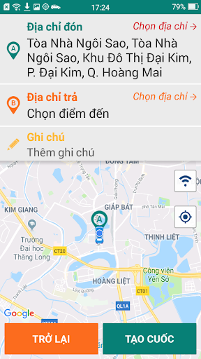 Tài xế Đất Mũi Car Screen 2