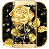 Gold Rose Flower Theme icon