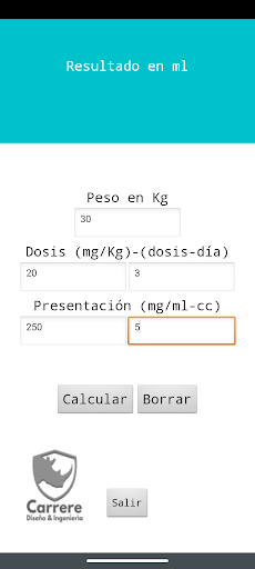 PediaDosis Screenshot 1 - AppWisp.com