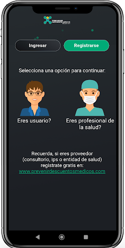 Prevenir Descuentos Médicos Screen 3