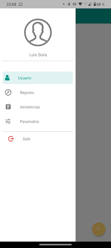 Control de Asistencia Screen 3