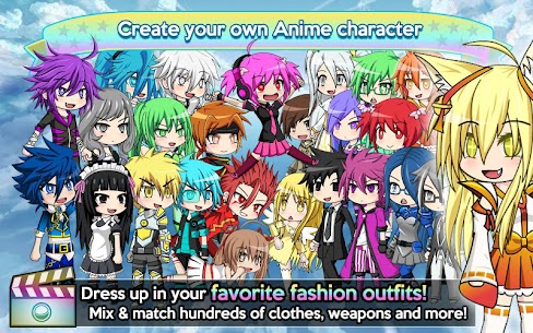 Gacha Studio Anime Dress Up MOD APK android 2.1.1（unlimited money) Free Download 2