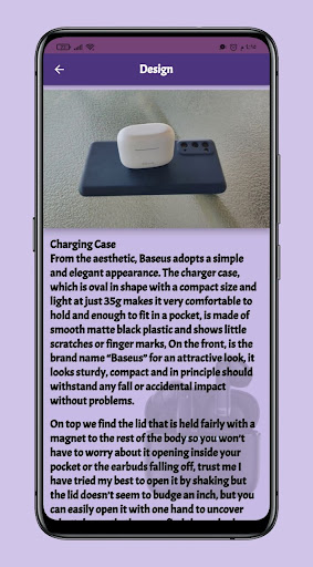 Android application Baseus Bowie E9 Earbuds Guide screenshort