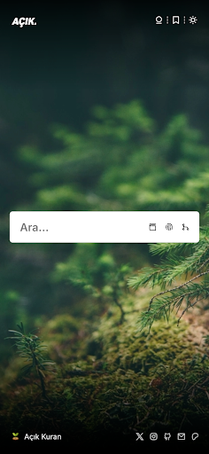 Android application Açık Kuran screenshort