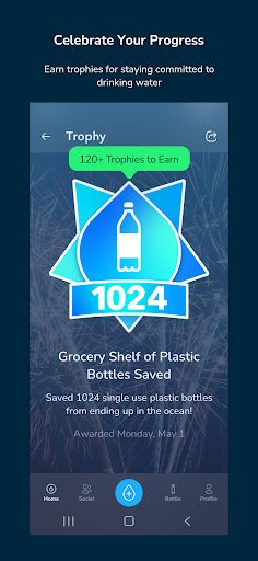 Screenshot of HidrateSpark Water Tracker