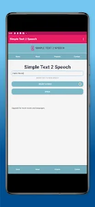 Simple Text 2 Speech