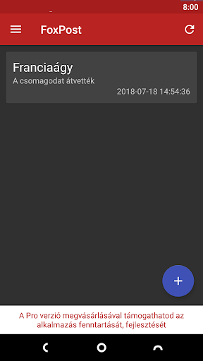 Rókaposta (Foxpost cs. követő) Screen 2