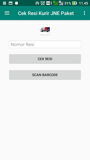 Cek Resi Paket JNE Screen 2