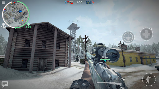 《世界战争 - 英雄》：第一人称二战射击游戏！ screenshot 6