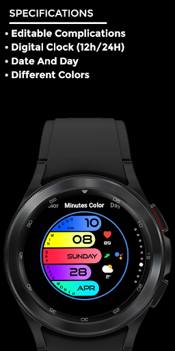 Night ver 02 - watch face screenshot 9