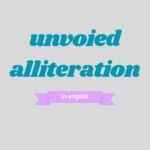 unvoied alliteration logo