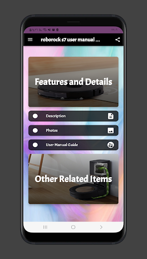 Android application roborock s7 user manual guide screenshort