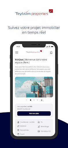 Android application Teyliom Properties screenshort