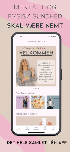 Android application CommunEATy | Amanda Nedergaard screenshort