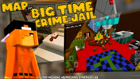 Big Time Crime Jail Maps MCPE