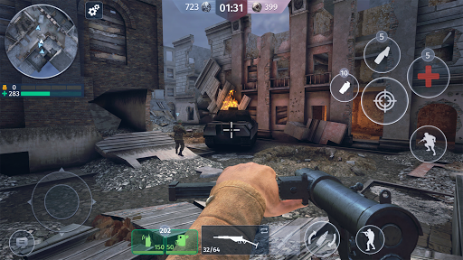 World War 2 - Battle Combat (FPS Games) screenshots 2