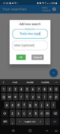 Android application News Catcher screenshort