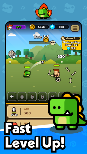 Hero Dino: Idle RPG Screen 2
