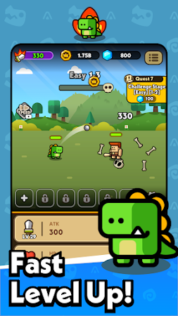 Game screenshot Hero Dino: Idle RPG hack