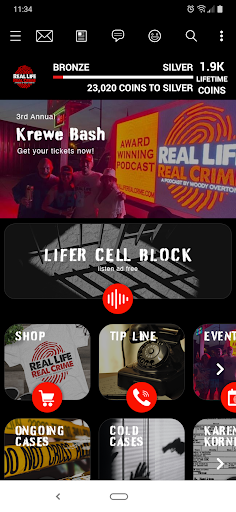 Android application Real Life Real Crime screenshort