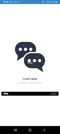 Android application Mobile Chat Box screenshort