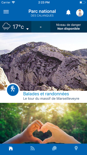 Android application Mes Calanques - Parc national screenshort