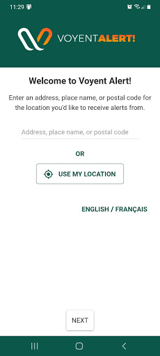 Android application VA Alert screenshort