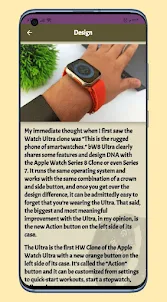 BW8 Ultra Smartwatch Guide