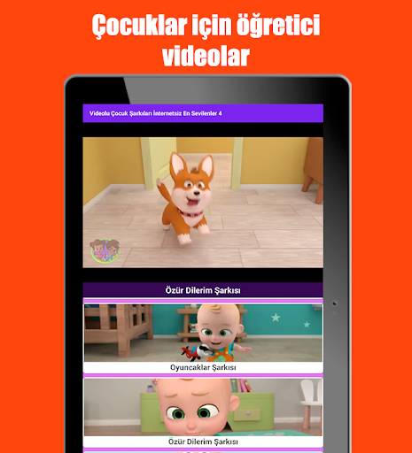 Videolu Çocuk Şarkıları 4