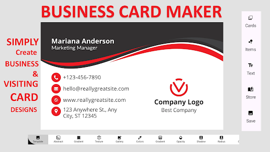 Business Card Maker - Template Unknown