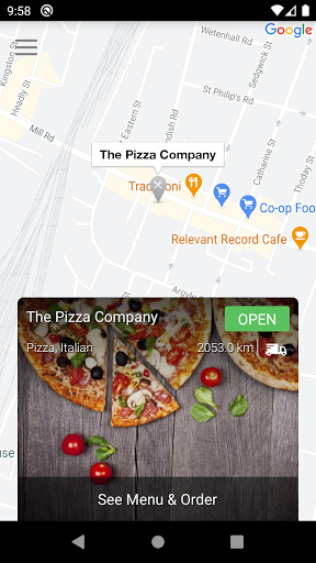 The Pizza Company Cambridge Screen 2