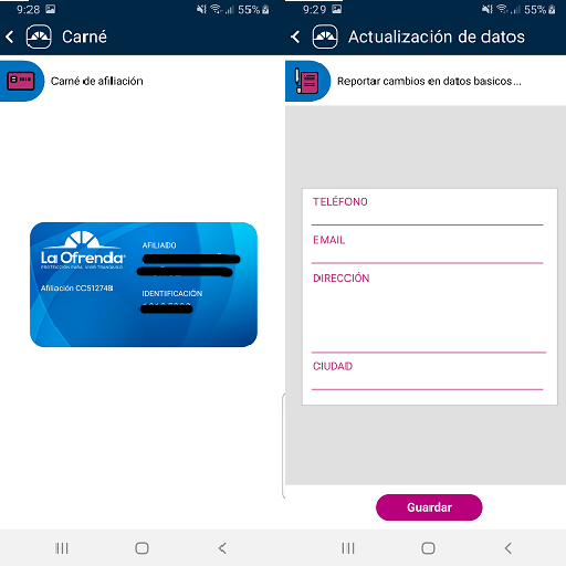 OfrendAPP Screen 2