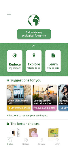 Android application Climars screenshort