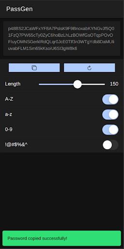 PassGen Screen 2