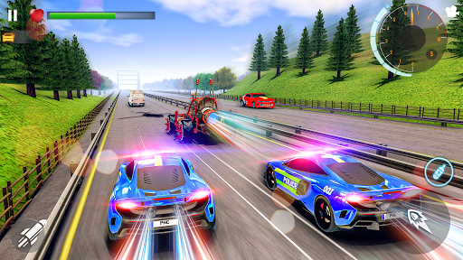 Police Highway Chase Racing Games - Free Car Games screenshots 14
