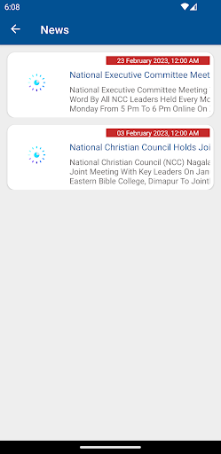 NCC App Screen 2