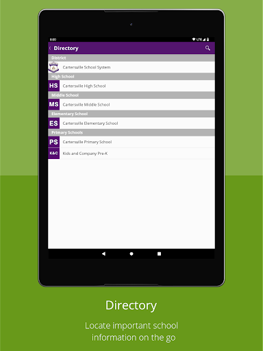 Cartersville City Schools Screen 2