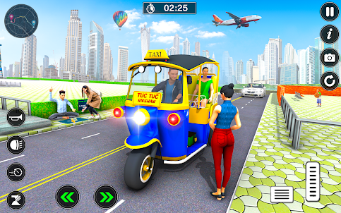 Tuk Tuk Rickshaw: Taxi Games
