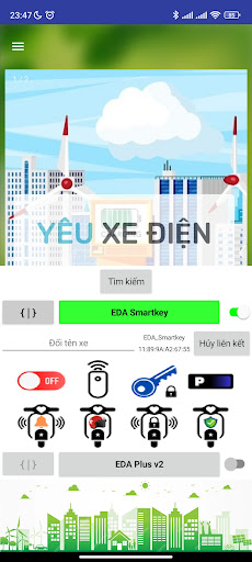 Android application EDA Smart Connect screenshort