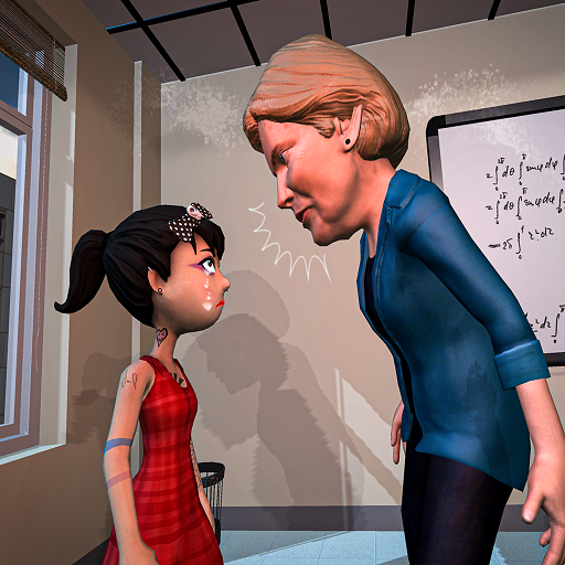 JOGUEI A VERSÃO MAIS ANTIGA DO JOGO DA PROFESSORA MALVADA! (Scary Teacher 3D)  