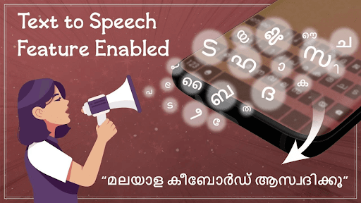 Android application Malayalam writing keyboard screenshort